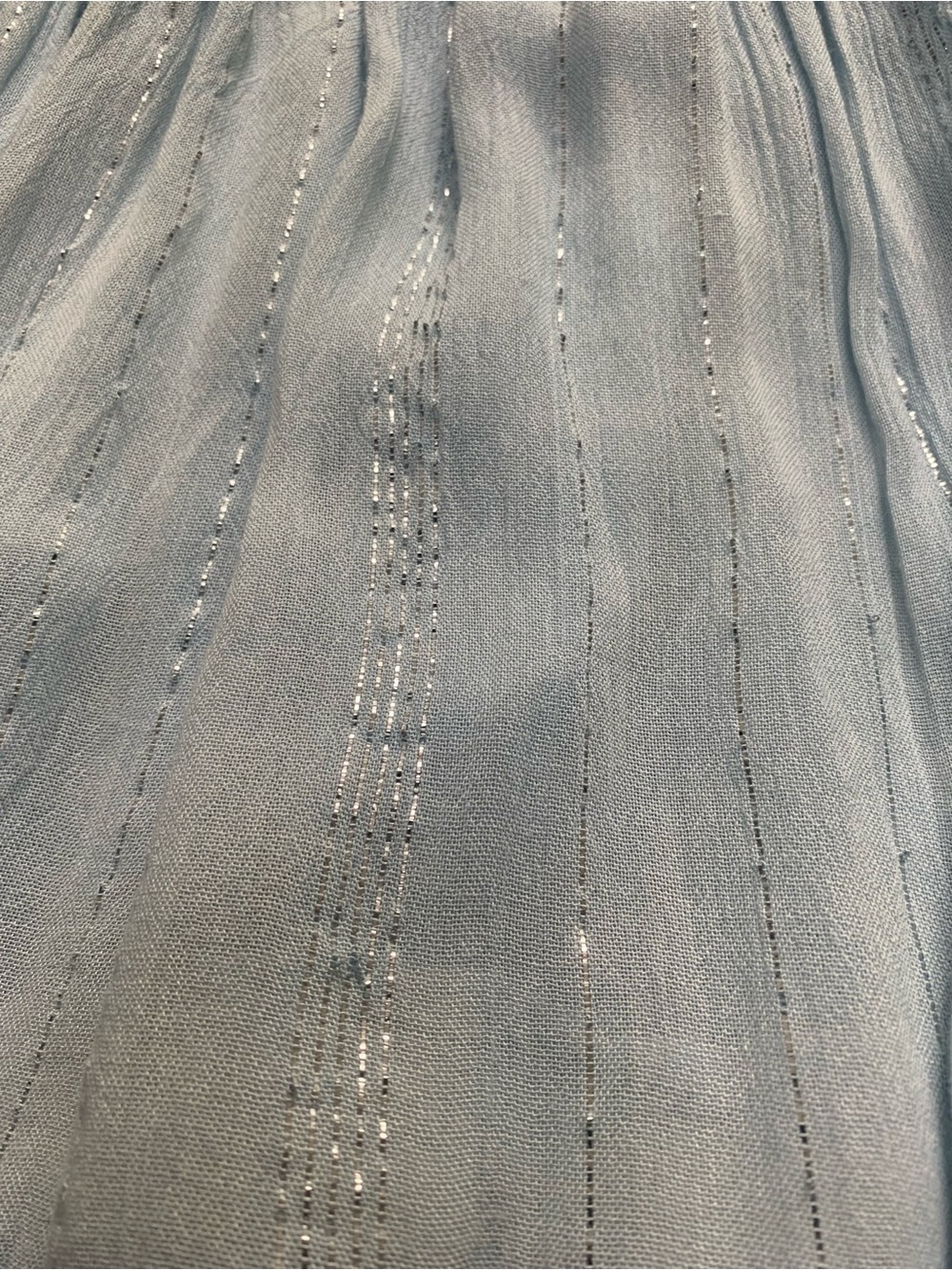 NWT Light Blue Ruffled Skirt - Raya Sun - Picture 6 of 6